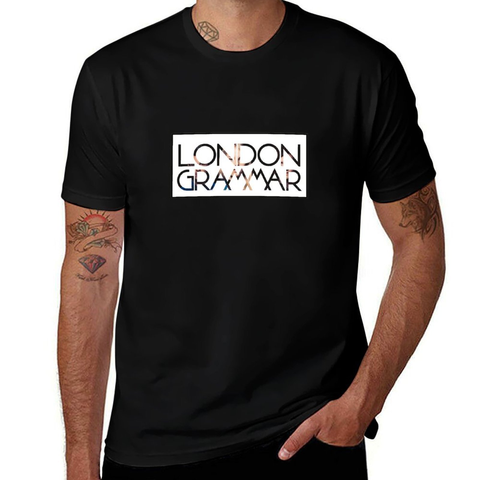 Street Fashion London - T-shirt London Grammar, maglietta casual alla