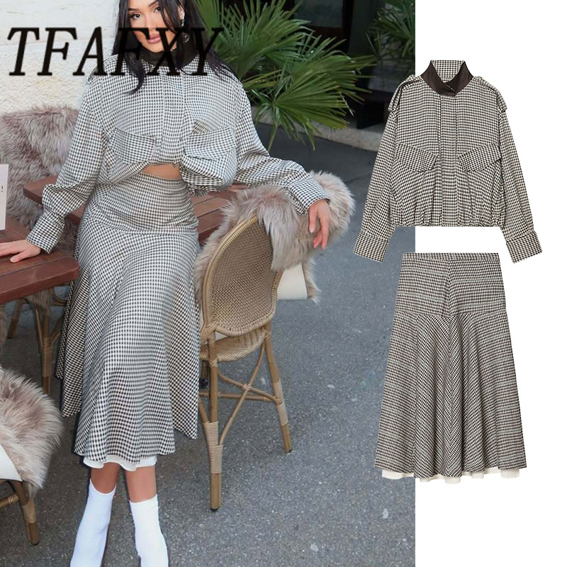 Street Fashion Jacket - TFAFXY2026 Set Primaverile Casual Chic da