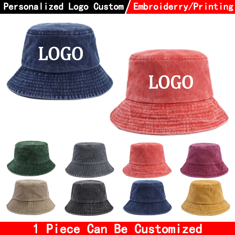 Baseball Cap Fitted - Cappello a Secchiello in Denim con