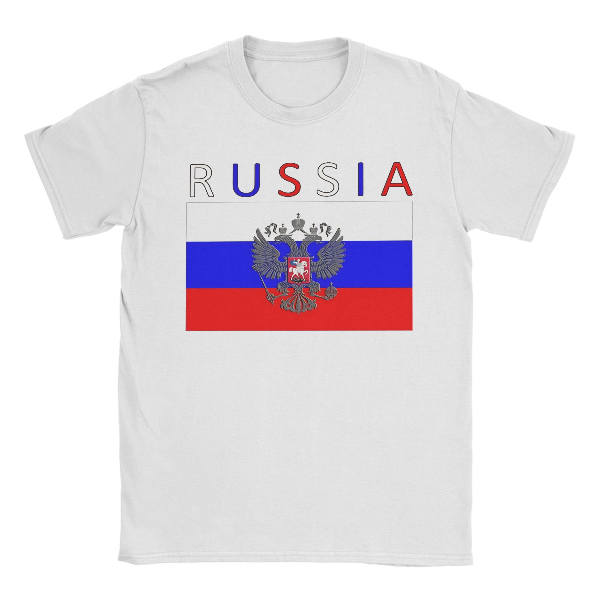 Street Fashion Russia - T-shirt con bandiera russa, T-shirt alla