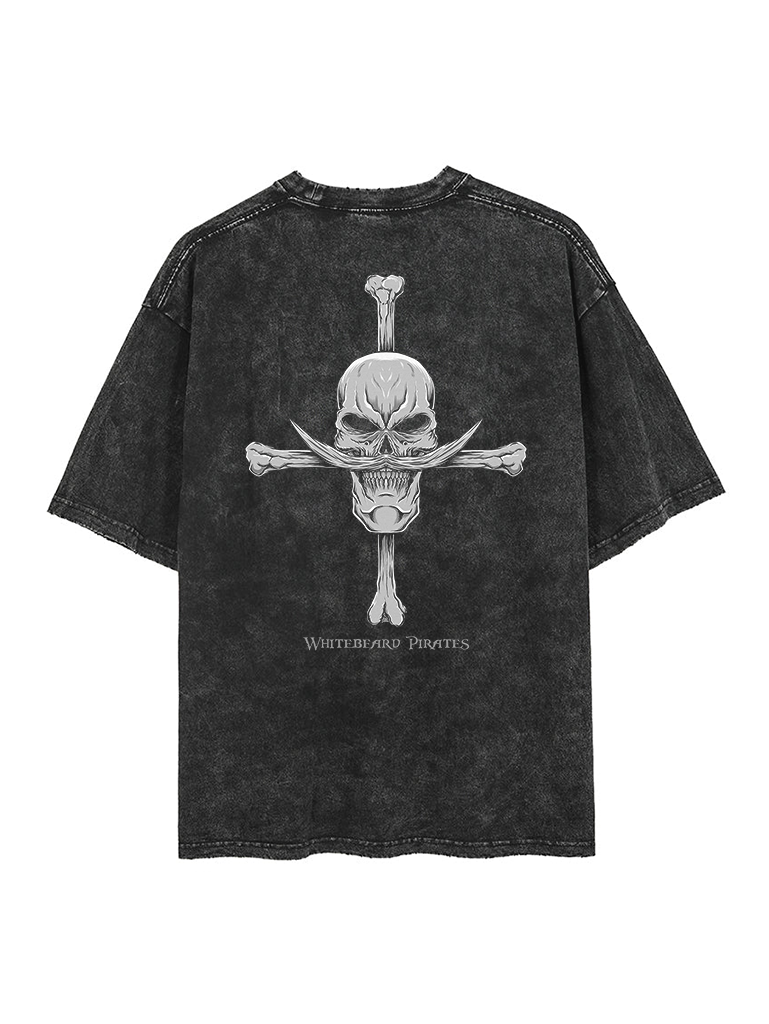Street Fashion In Japan - One Piece Vintage Barba Bianca Pirati