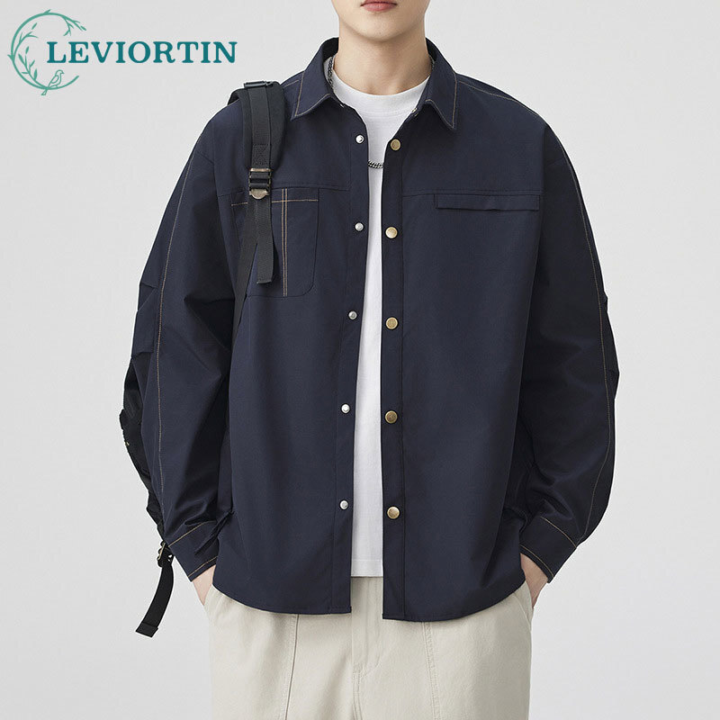 Street Fashion Japan 2025 - 2025 Camicia a maniche lunghe tinta