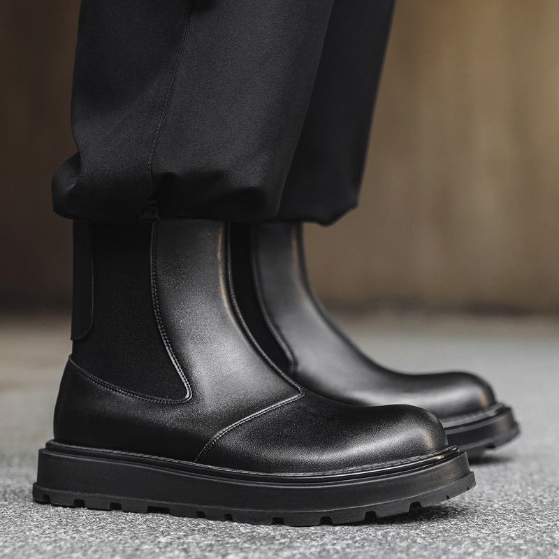 Street Fashion England - Stivali Chelsea da uomo in stile