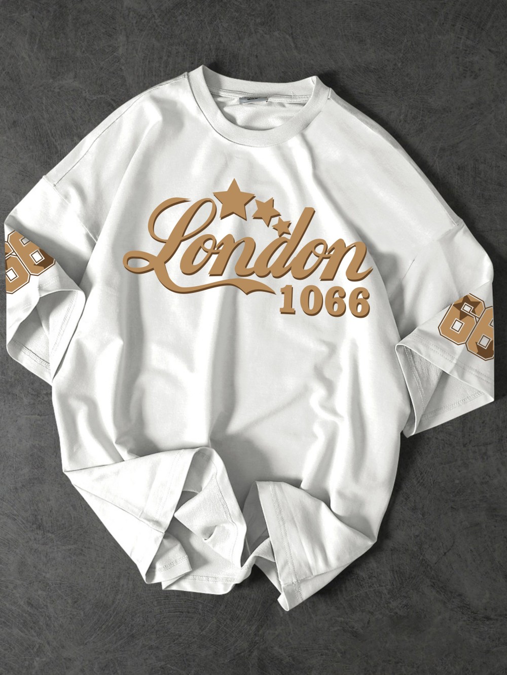 Street Fashion London - T-shirt da uomo americana alla moda,