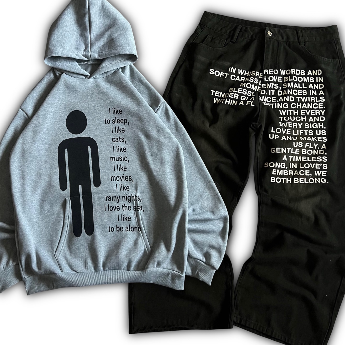 Jeans con Motivi Letterari Sti - Street Fashion Y2K recensione e prezzo