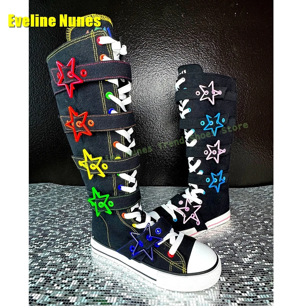 Stivali con plateau con fibbia - Street Fashion Trend 2025 recensione e prezzo