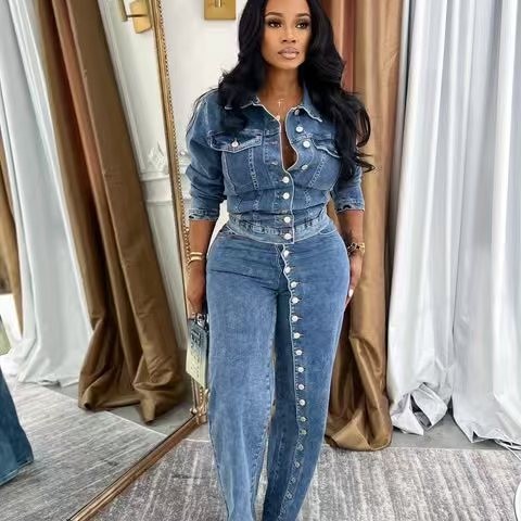 Completo Jeans Donna in Denim  - Street Fashion Jacket recensione e prezzo