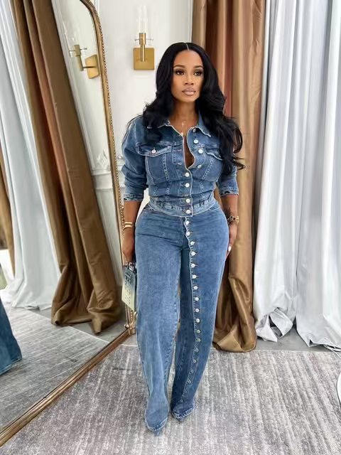 Completo Jeans Donna in Denim  - Street Fashion Jacket recensione e prezzo