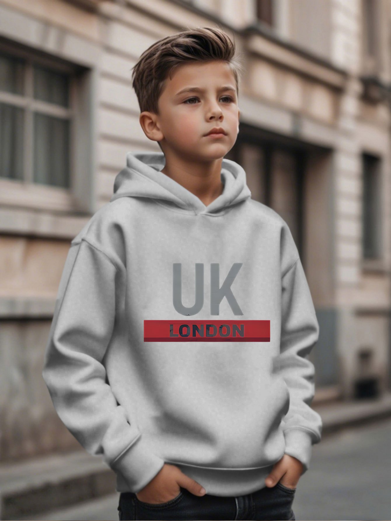 Felpa con Cappuccio Stampata U - Street Fashion London recensione e prezzo