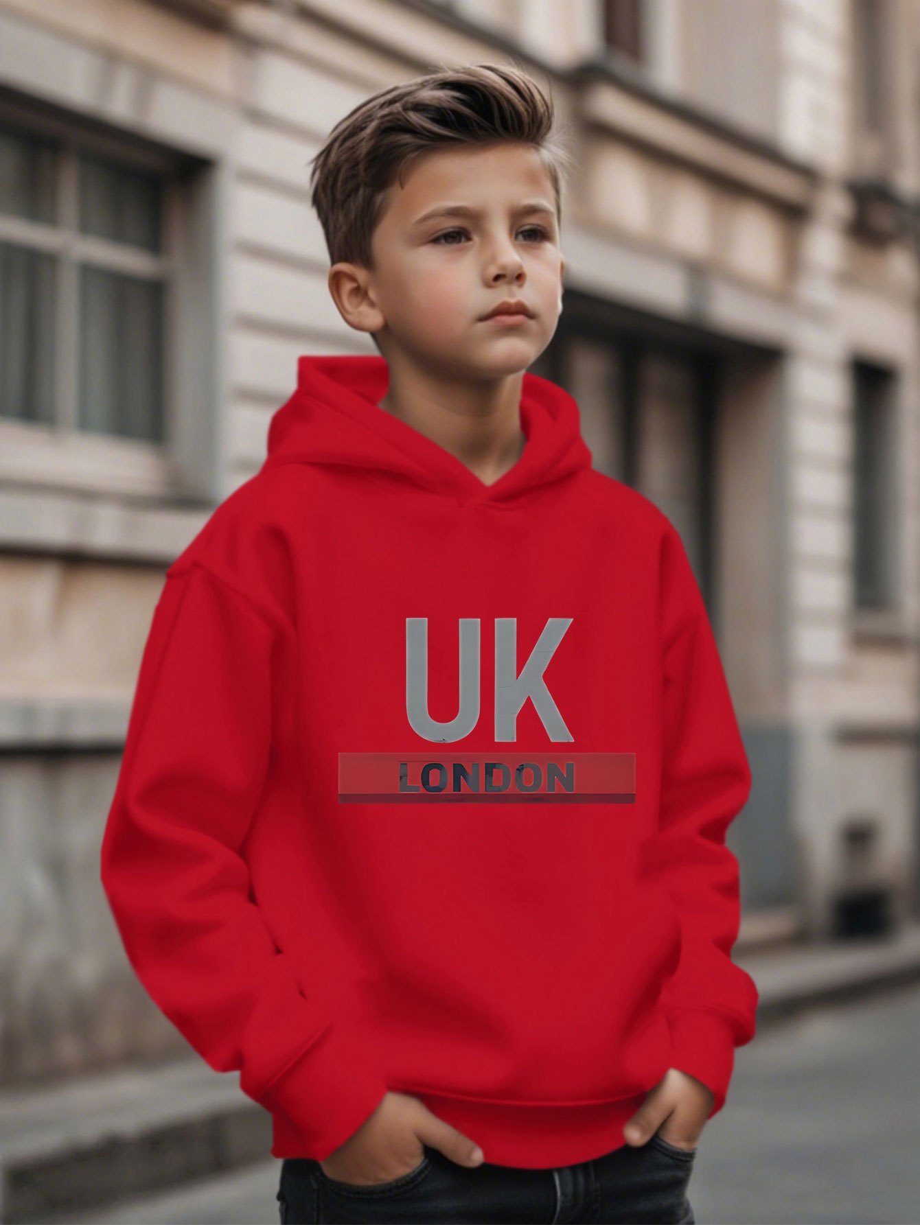 Felpa con Cappuccio Stampata U - Street Fashion London recensione e prezzo