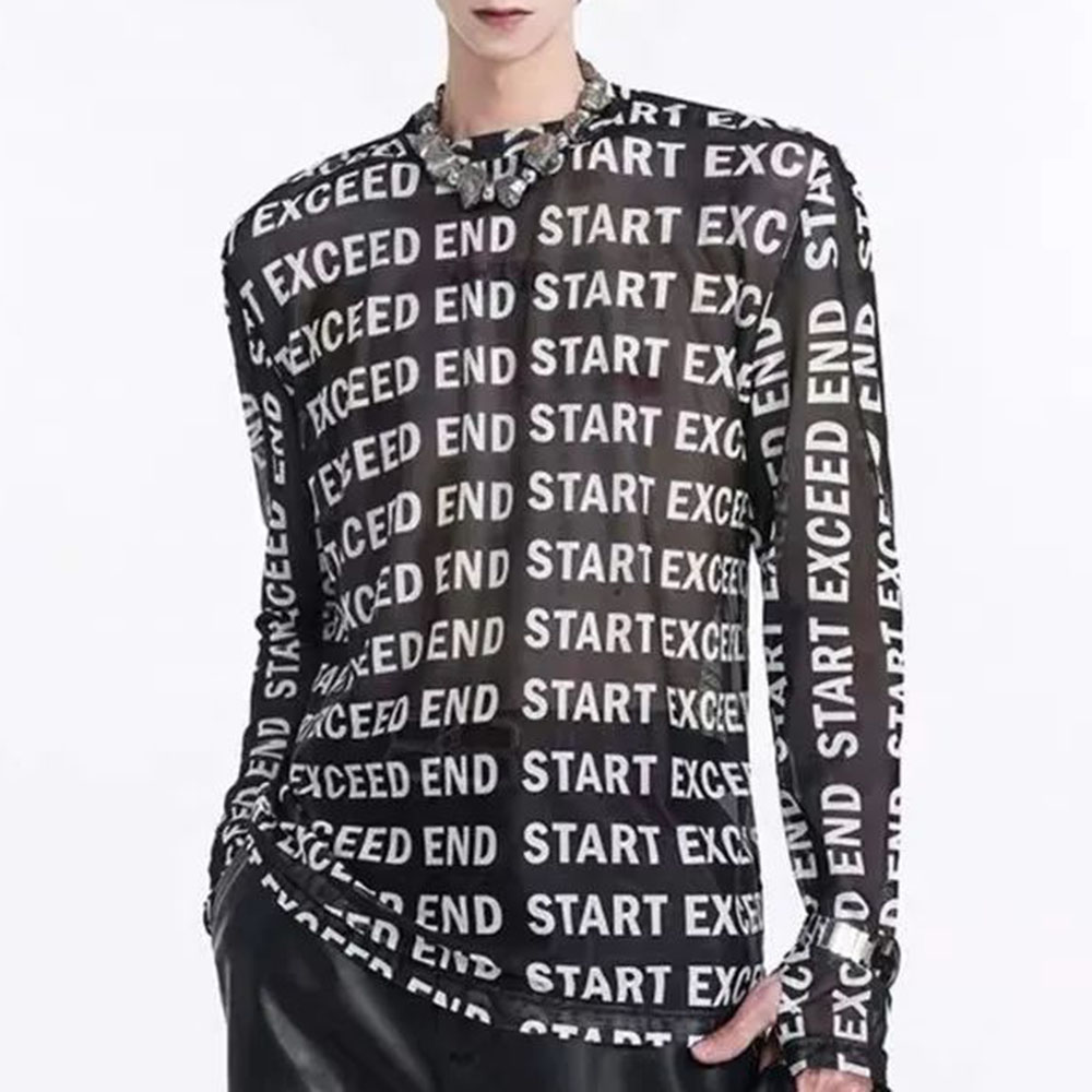 Mens top Fashion Letter Print  - Street Fashion For Boy recensione e prezzo