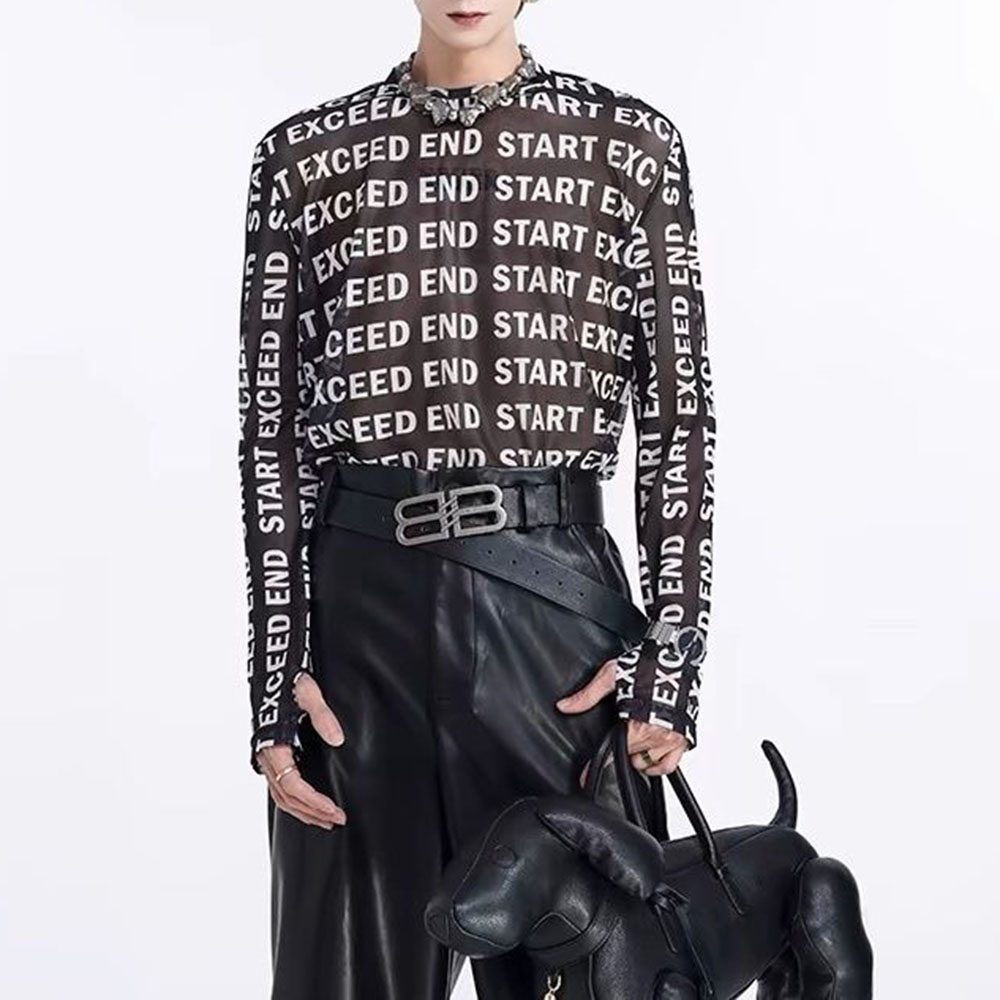 Mens top Fashion Letter Print  - Street Fashion For Boy recensione e prezzo