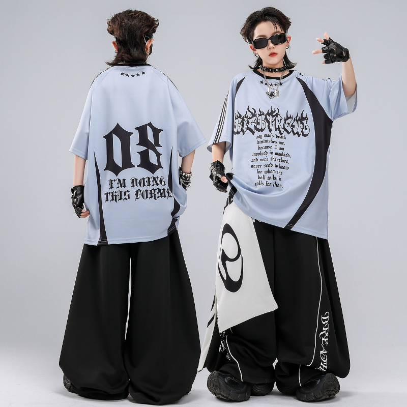 Completo Hip Hop K-pop: T-Shir - Street Fashion For Boy recensione e prezzo