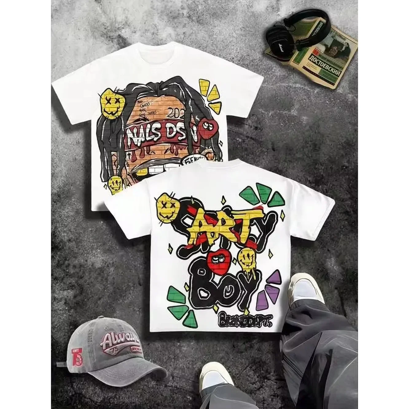T-shirt da uomo Street Boy con - Italy Fashion Street recensione e prezzo