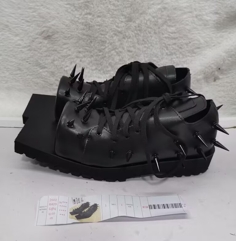 Stivali da donna neri in pelle - Street Fashion Y2K recensione e prezzo