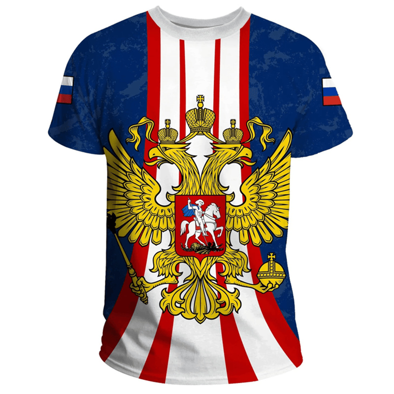 Fashion Russia Flag Badge T-sh - Street Fashion Russia recensione e prezzo