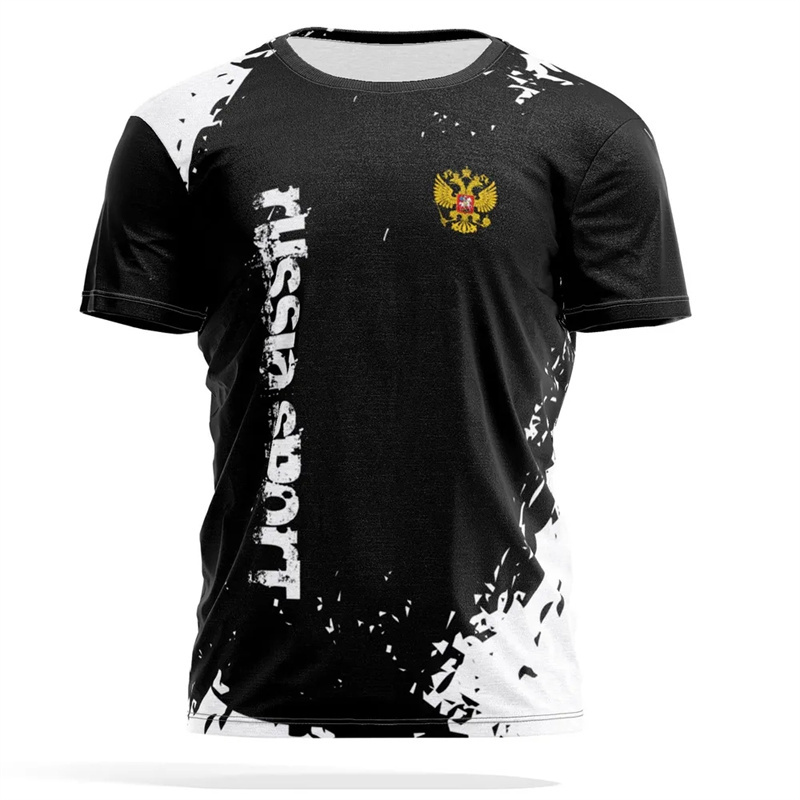 T-shirt con stampa emblema naz - Street Fashion Russia recensione e prezzo