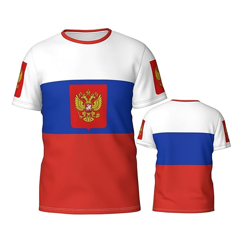 T-shirt con stampa 3D bandiera - Street Fashion Russia recensione e prezzo